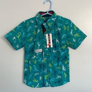 Polo by Ralph Lauren Teal dinosaur Shirt boys 4T
